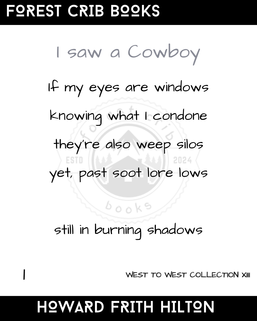 Illustration for I Saw a Cowboy