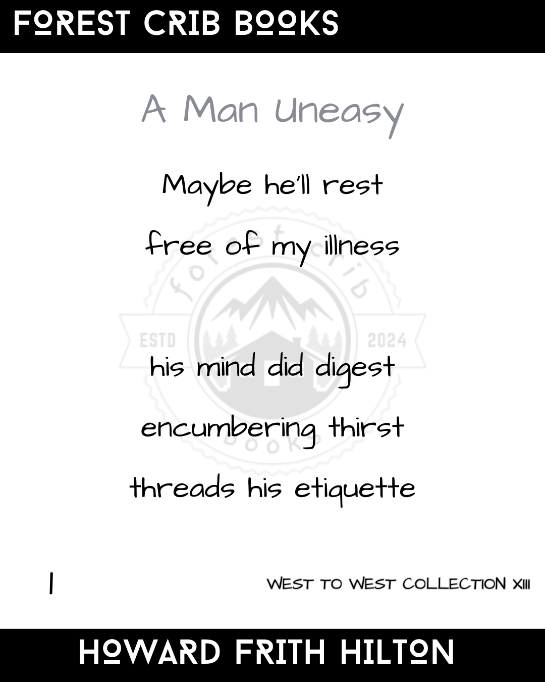 Illustration for A Man So Uneasy