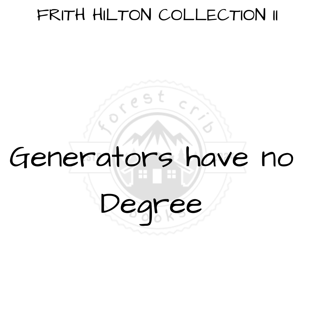 Illustration for Generators have no Degree
