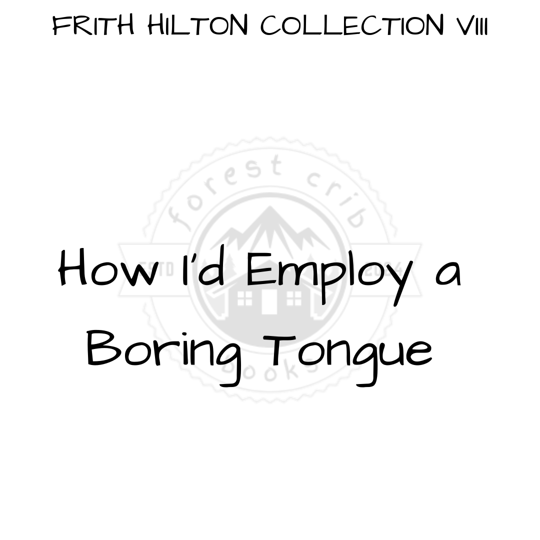 Illustration for How I'd Employ a Boring Tongue