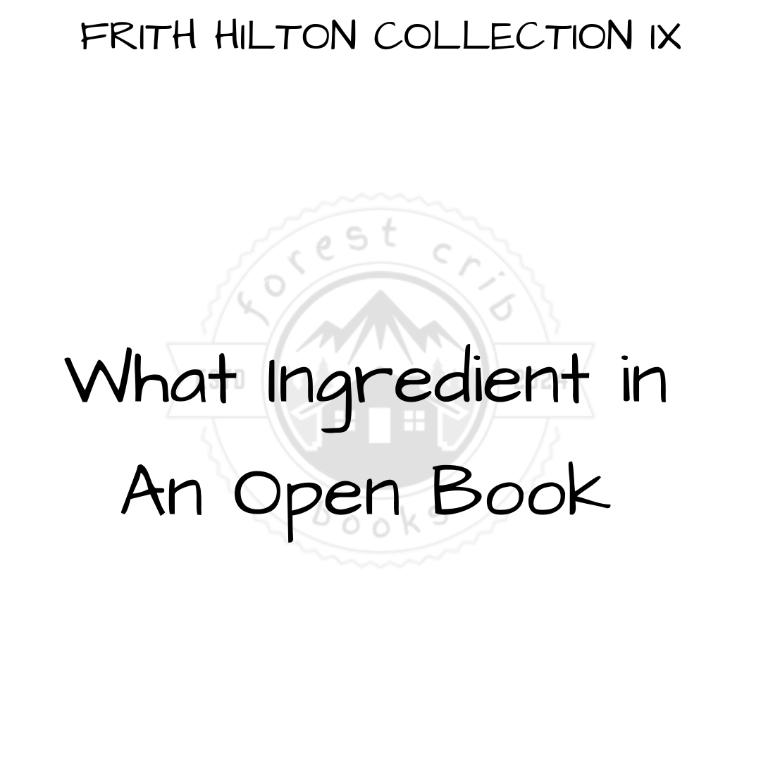 Illustration for What Ingredient in An Open Book