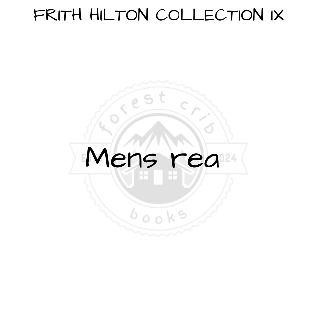 Illustration for Mens rea